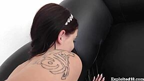 Cute Teen's First Porn Audition With Monster Cock Hardcore Fuck