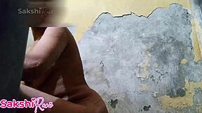 sexy sakshi naked in the shower, bathing and changing cloth close up.