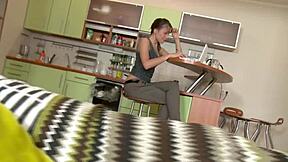 fucking beautiful blonde teen with shaved pussy and big tits