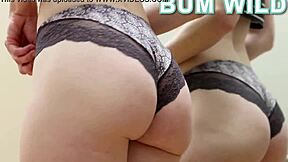 Young teen in sexy lingerie strips nude in storytelling scene