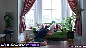 Wet Teen Pussy Eating & Deepthroat BJ Cum Swallow 😋