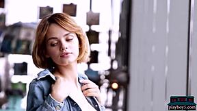 Does petite russian teen model lilit ariel look amazing naked with small tits and centerfold view?