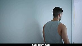 stepdaddy makes me show him what we did in the shower