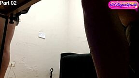 Hidden cam catches Brazilian redhead client dancing in lingerie while tech guy fixes her computer - part 02 with Sol Megan Fire 😏🔥