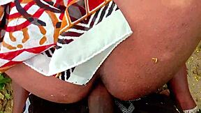 indian aunty's tough outdoor experience