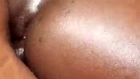 her beautiful big ebony ass and wet pussy get no mercy in squirting orgasm
