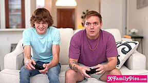 oh man this big ass latina milf stepmom demi diveena is getting it on with her stepson and his buddy in wild roleplay