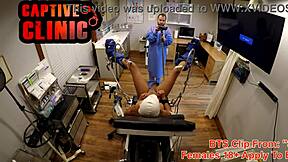 Taylor Ortega goes naked in behind-the-scenes footage from Bondage Clinic's unfinished science movie.