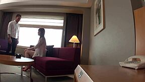 Tall Japanese Student with Big Natural Tits and Small Waist in Skirt for Sexy Photoshoot Audition