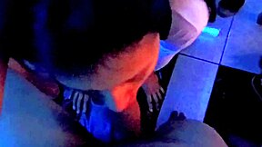 Compilation of incredible deepthroat blowjob from cute Colombian babysitter filled with cum in mouth