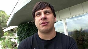 Redhead teen Sasha Casey fucks married stepdad outdoors