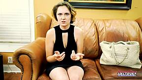 Brunette Teen Nikki P Gives Rimjob And Takes Cock In Wet Pussy And Ass