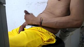 Whoa, this horny latino guy pulls out his big dick for some kinky fun 😏