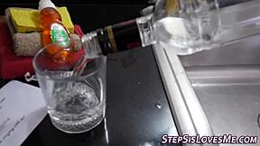 Amateur Stepsis Sucking And Fingering In Hardcore Teen Handjob Scene