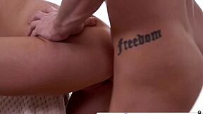 Teen dancer loses her innocence by fucking the teacher with blowjob and riding.