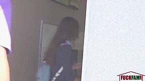 petite asian teen elle voneva bends over for doggystyle cumshot in reality