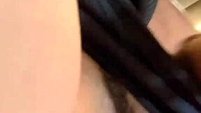 Bold Brazilian babe with natural tits commands guided handjob and dildo blowjob to intense orgasm.