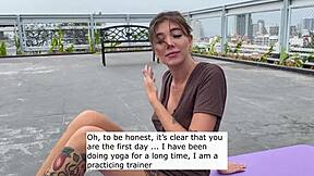 Oh Wow! Babe From Yoga Class Gets Bent Over And Fucked Hard In Quickie POV Sex!