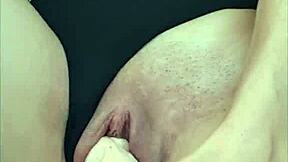 While boyfriend drives I decided to tease him and play with my toy 😏 - I cum allover his car seat