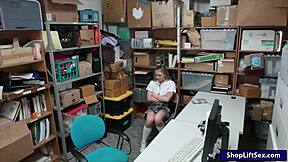 thief in uniform alyssa cole gets caught by police officer