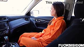 Petite teen faces choice in pov: get fucked hard or go to jail. Trinity Olsen and David Lee handle the taboo prison reality.