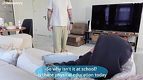 My stepfather gave me anal punishment for ditching school