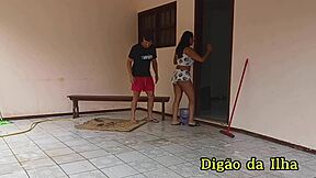 Three Hot Latinas And Redhead Take Turns Fucking Muscular Friend