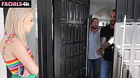 lost whore asked for directions and ended up with cumshots on her face