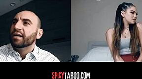 Does Horny Stepdaughter Get Naughty on Video Call with Stepdad?