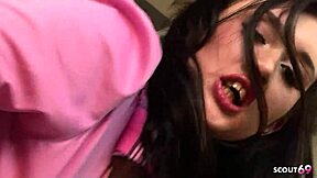 Teen In Classroom Wakes Up To Old Teacher Seducing Her Into Rough Doggystyle Fuck With Facial Cumshot