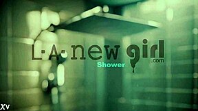 Attractive Teen 18+ Brunette Took A Shower