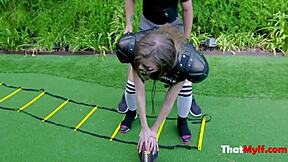 Rugby Milf Rides A Cock- Britney Amber