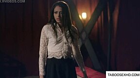 Teen DOMINATED by bold older guy in hardcore doggystyle blowjob action