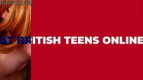 Hey, check out this sexy British teen giving jerk off instructions.