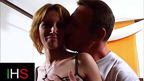 Blonde teen licked and fucked by muscular guy