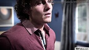 Weird family reunion unfolds with blonde teen in cute fantasy roleplay and taboo fetish