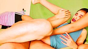 We're diving into this hardcore threesome with intense ffm fucking and squirting action.