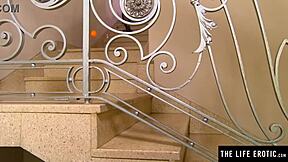 oh i see this sexy girl shoot balls from her pussy while masturbating uh