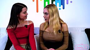 Nico Fucks Blonde And Brunette Mouths In Group Casting