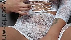 Oh Wow, This Hot Busty Teacher Really Loves Her Alone Time With That Toy!