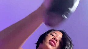 Brunette teen says goodbye to stepbrother with deepthroat and rough sex