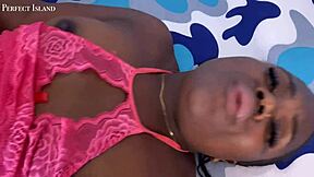 Perfectisland - i never knew he could destroy my creamy pussy this way with big black cock deepthroat and creampie 😈🍆