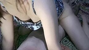 TikTok girl with swollen pussy gets creampied after quickie missionary ride