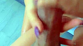 perfect titties on tanned college desi get blowjob handjob and creampie action