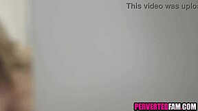 Step son handles underfucked step mom with blowjob and fucking.