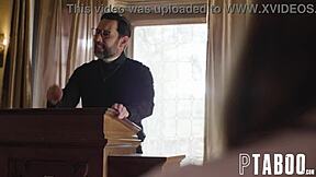 Confession of Desire Belle Penelope Kay Confesses Sexual Desires to Priest Tommy Pistol!