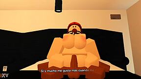 Let's reinforce our friendship with some hot sex while playing Roblox.
