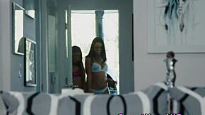 i love face riding with this hot latina les in our steamy bedroom session