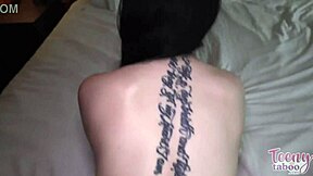 What happens when you finger and lick a married woman in blue lingerie to orgasm in homemade clip