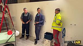 Hey, wanna use my tight shaved pussy for some outdoor public fun during my work shift, rich guy?